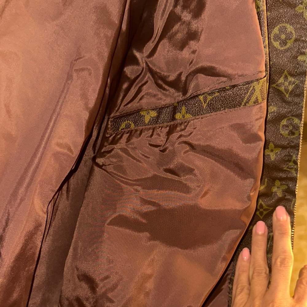 Louis Vuitton Dark Brown Monogram Bomber Jacket - Picture 8 of 10
